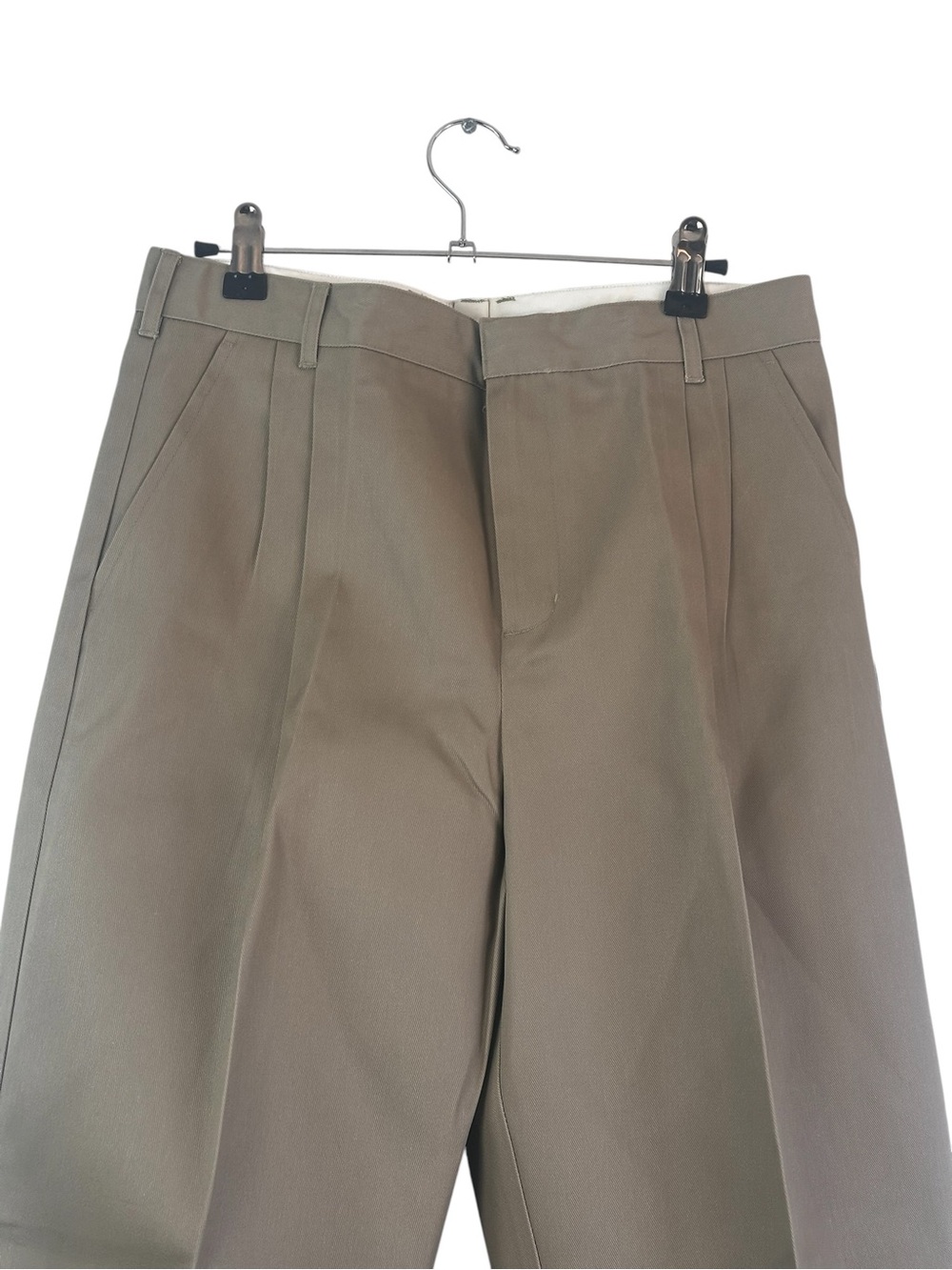 NWT Parker Boys Husky Khaki Dress Pants 32H Pleated Uniform Chinos 32x28.5 - Picture 2 of 15